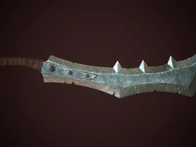 Orcish Slasher 2 Low-poly 3D model