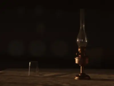 Old Kitchen 3d Scene 3D model