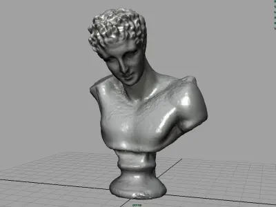 BUST of person Low-poly 3D model purchase
