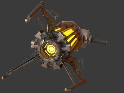 Half Life 2 Gravity Gun 3D model