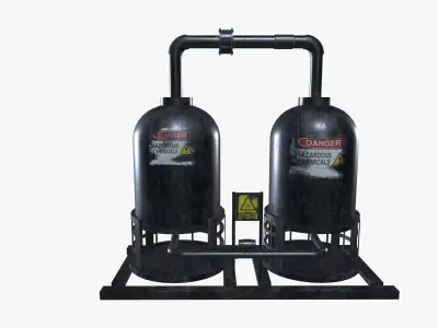 Chemical Tank 3D model buy