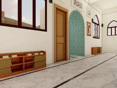 Masjid Mosque  Free 3D model