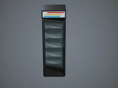 Industrial Fridge or Freezer  Low-poly 3D model