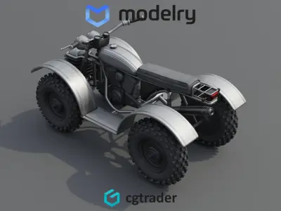 Quad bike 3D model get