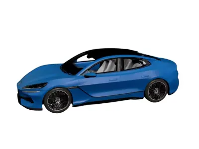BYD Denza Z9 GT 2026 High-End Electric Performance SUV 3D model
