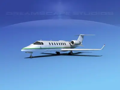 LearJet 45 V15 3D model