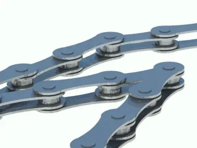 Bicycle chain 3D model purchase