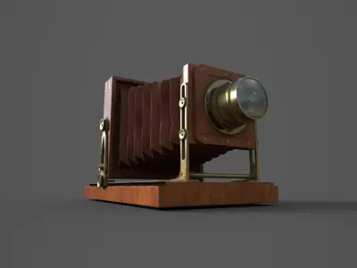 Vintage Camera Old 3D model