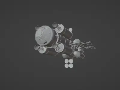 Artemis collection - realistic 3D model of a spaceship 3D model buy