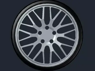 Car Rim Free 3D model 3