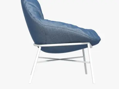 Oyster lounge chair by Comforty 3D model