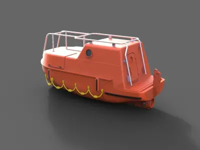 Lifeboat Type E  3D print model