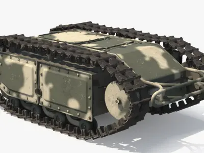 Military Engineering Demolition Unit Camo Used Rigged 3D model