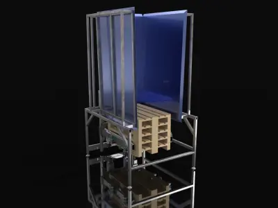Pallet Dispenser Robot 3D model