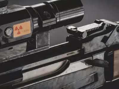 M76 DMR Low-poly 3D model