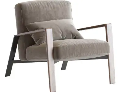 Luis Nicoline Armchair 3D model