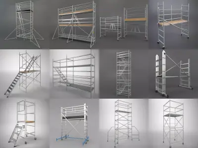 Industrial Giga Set 52 objects 3D model