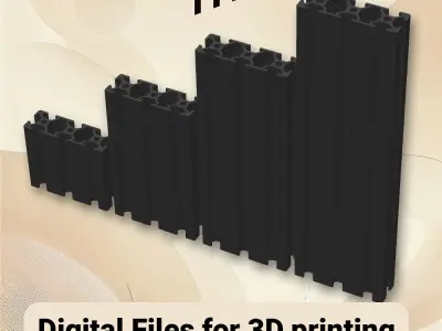2060 T-Slot Profile for DIY Projects 3D print model