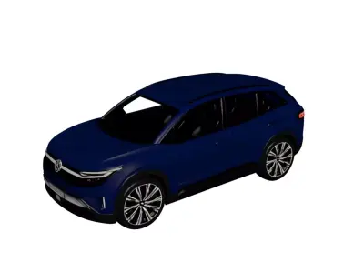 Volkswagen ID Tiguan Modern Electric SUV 3D model
