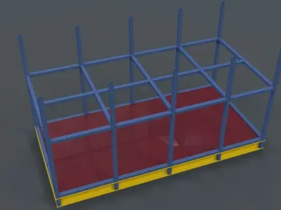Chemical tanks module-b Free 3D model