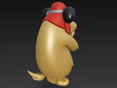 Wacky Races - Muttley 3D print model