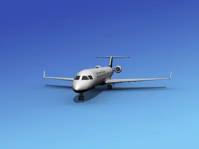Bombardier CRJ700 Air Charter Intl 3D model