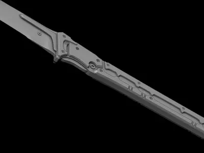 High-frequency Blade Free 3D model