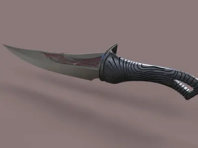 Knife of Drax from Guardians of the Galaxy 3D model