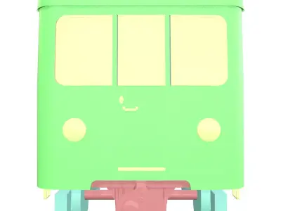 BVG A3L71 U-Bahn  Low-poly 3D model