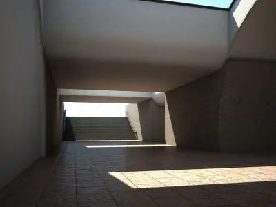 Corridor 02 3D model