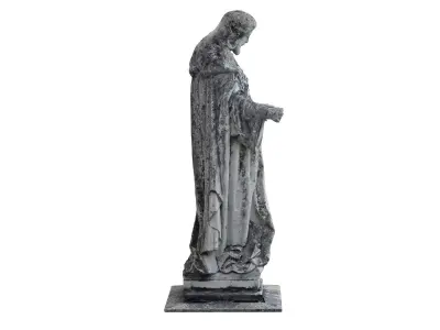 Jesus Sculpture Monument  Low-poly 3D model