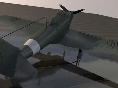 Piaggio P-119 3D model