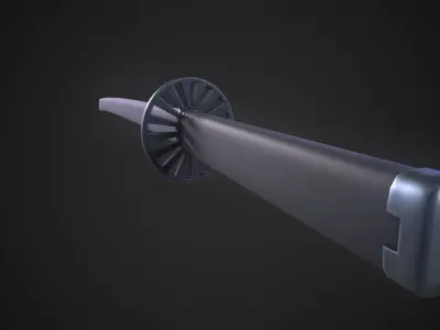 Tanjiro Sword Low-Poly 3D Model Free low-poly 3D model