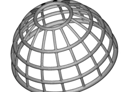 Rusty Steel Cage 3D model purchase