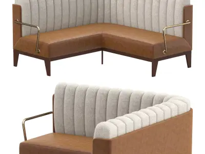 Banquette Leather 3D model