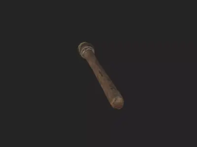 Torch 3D Model 001 Low-poly 3D model