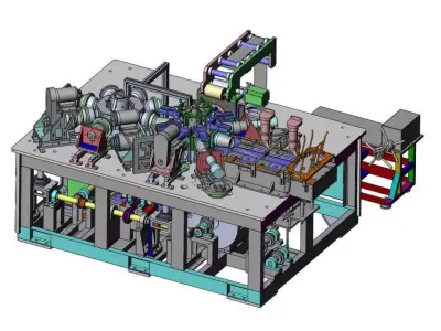 hight speed papercup forming maschine  3D model