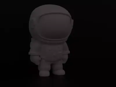 Tiny Astronaut Free 3D model