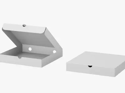 Pizza Box 3 3D model