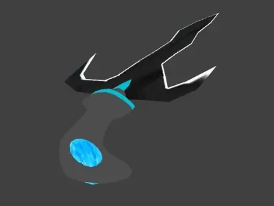 Kerisai-3 sword Low-poly 3D model