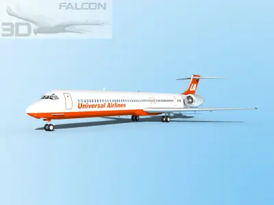 Falcon3D MD-80 Universal Air 1 3D model