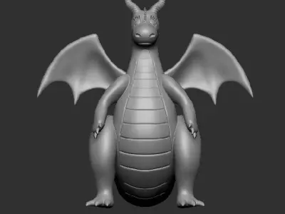 Dinosaur 3D print model 9