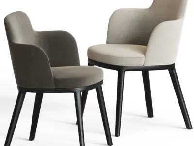 Lucylle Dining Chair Lemamobili 3D model