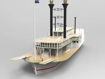 SBM Queen Ship 3D model