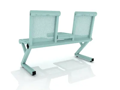 Hospital Bench 12 3D model