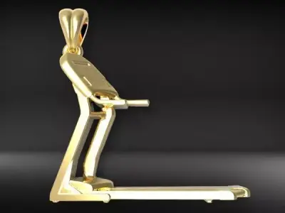 Treadmill Running  Pendant 3D print model purchase