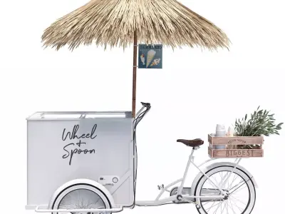 ice bike 3D model