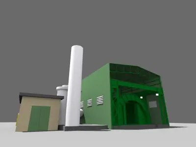 wagon tippler 3D model