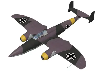 Heinkel He 280 V2 3D model purchase
