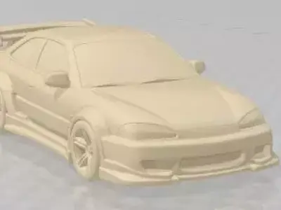 Hyundai Accent 1996 Tuning Printable Car 3D print model